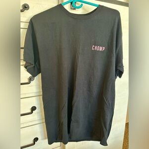 Chomp Black Cotton T-Shirt
